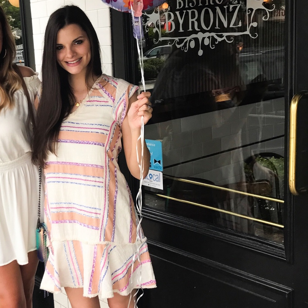 Anthropologie Elira Striped Dress